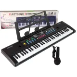 Keyboard MQ-6112 z mikrofonem i uchwytem na nuty dla dzieci