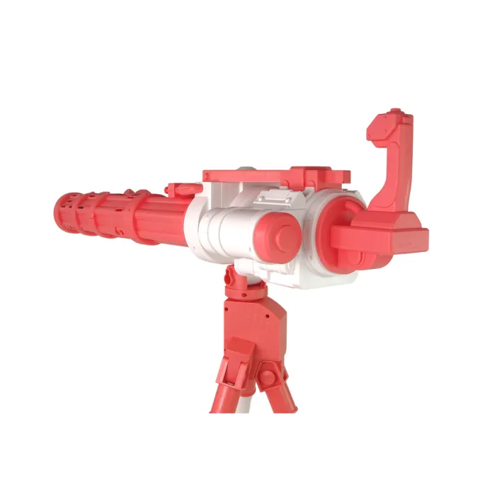 Kompletny zestaw pistolet na statywie do baniek mydlanych dla dzieci