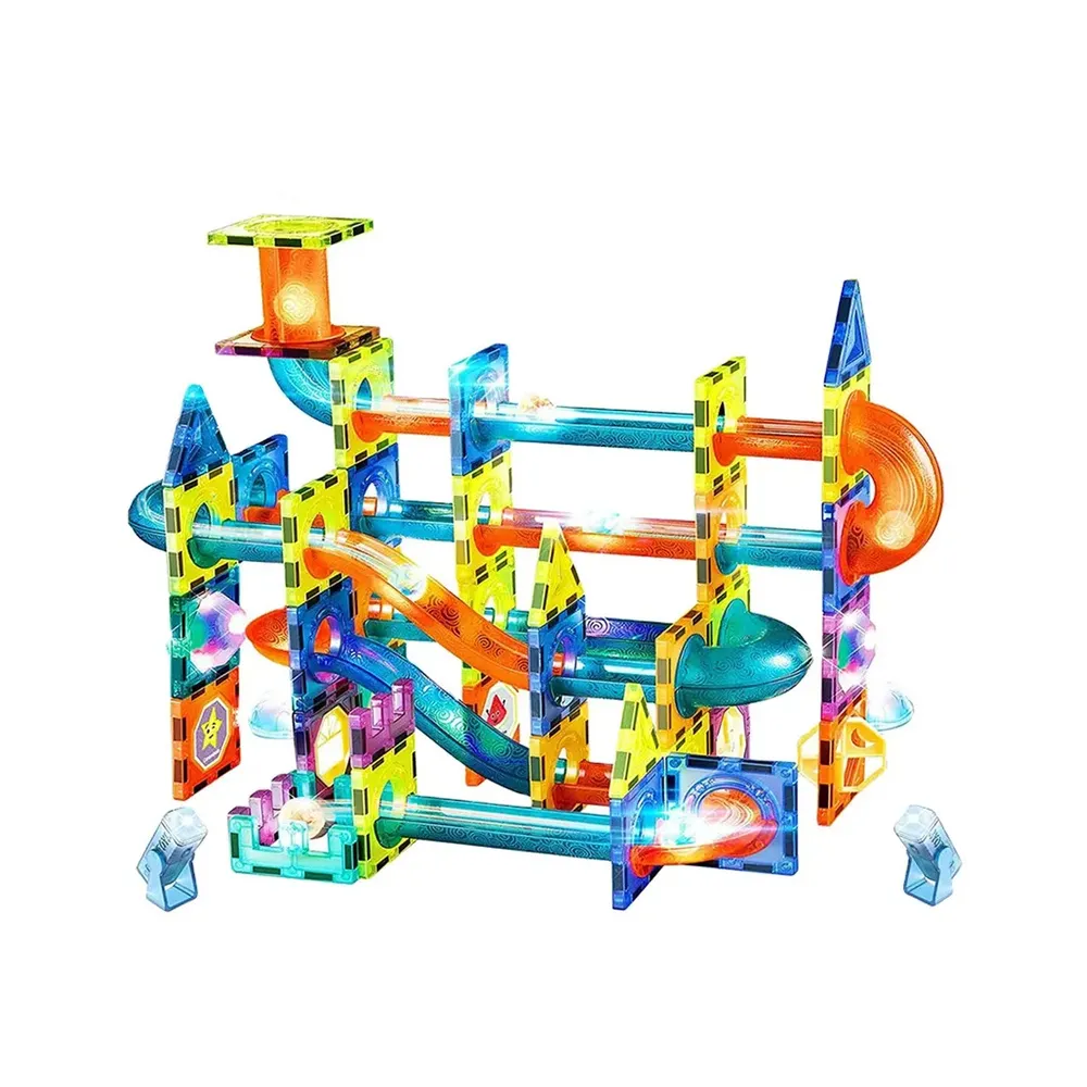 Kolorowa zjeżdżalnia LED dla kulek z funkcją kreatywnej nauki