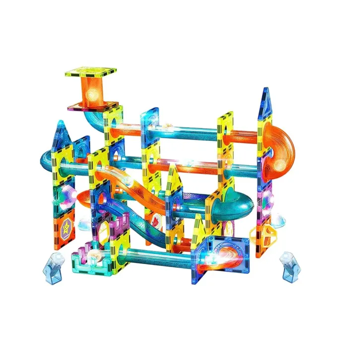 Kolorowa zjeżdżalnia LED dla kulek z funkcją kreatywnej nauki