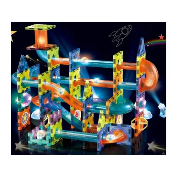 Magnetyczne klocki z podświetlanymi elementami dla dzieci od 3 lat