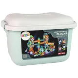 Kreatywny tor kulkowy magnetyczny z diodami LED do zabawy i nauki