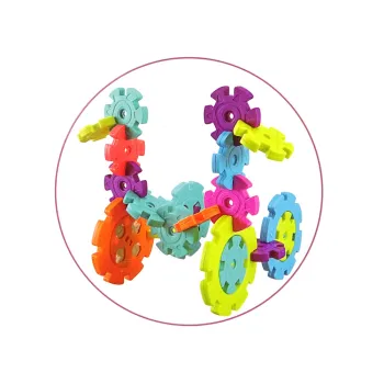 Bezpieczne klocki płatki śniegu idealne do rozwijania wyobraźni
