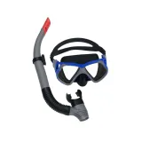 Maska do nurkowania z hartowanymi soczewkami UV na tle białym