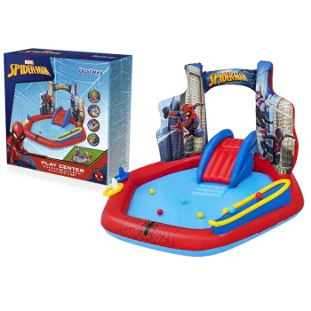 Dmuchany plac zabaw Spider Man dla dzieci do ogrodu