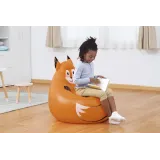 Dmuchany fotel dziecięcy Lis przystosowany do maksymalnego obciążenia 70 kg