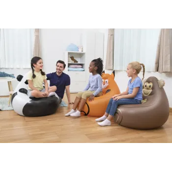 Designerski fotel dmuchany dla dzieci na taras i do pokoju