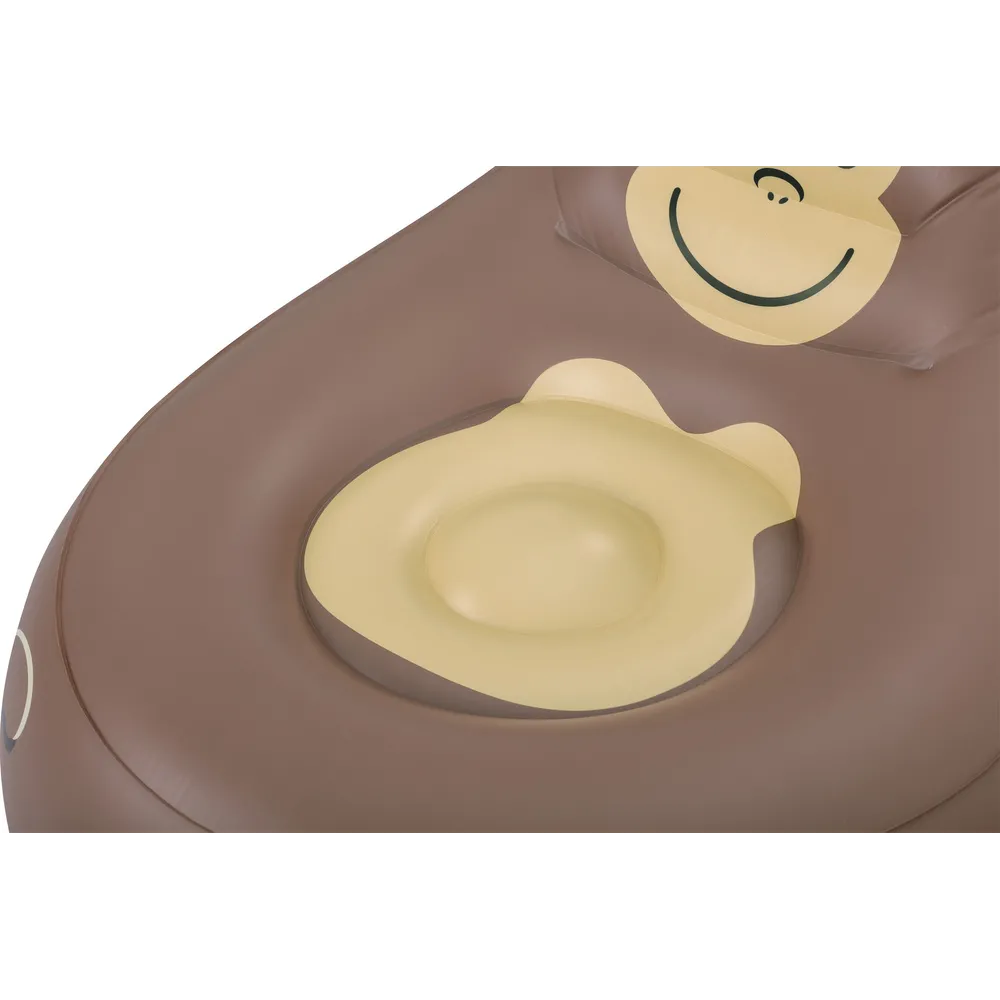 Praktyczny fotel z grafiką małpki, łatwy do przechowywania i transportu