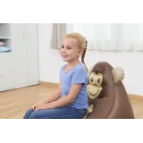 Dmuchany fotel Bestway dla dzieci, idealny na prezent, brokatowe detale