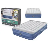 Materac dmuchany Bestway 67630 z wbudowaną pompką, 203x152x46 cm