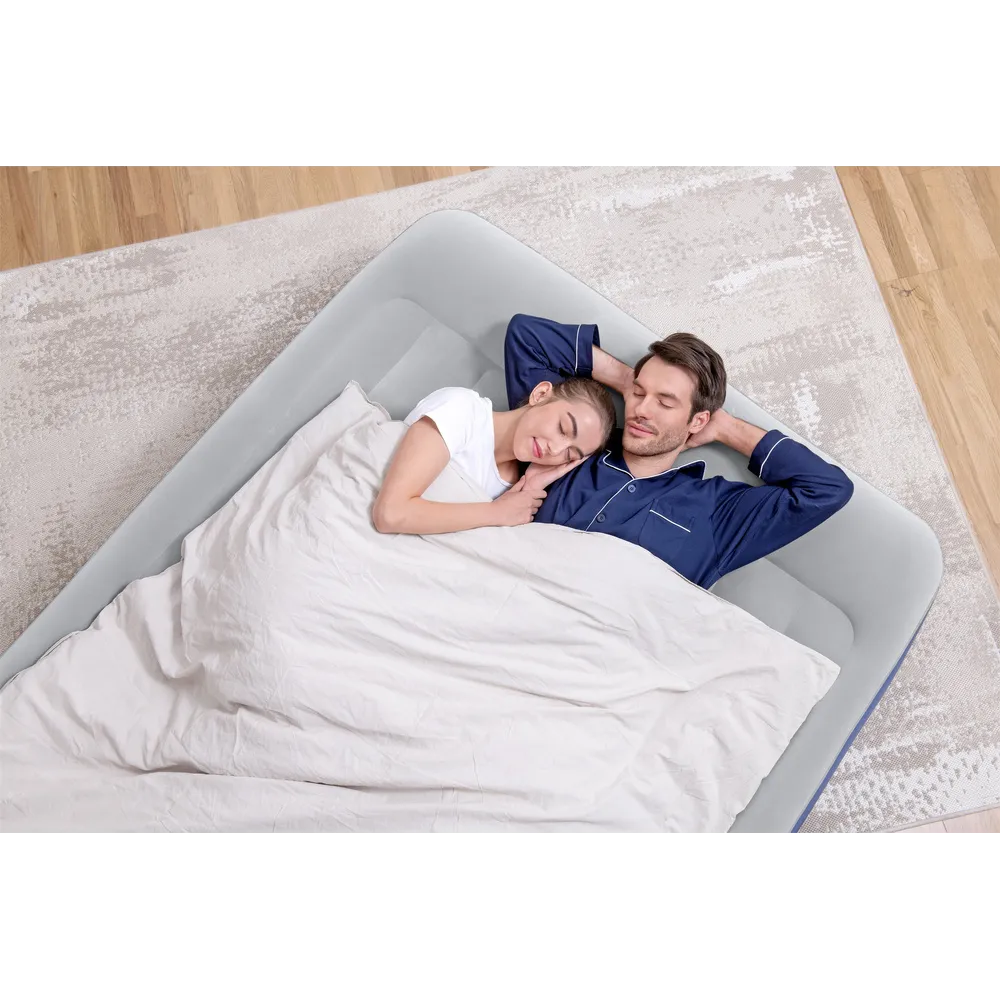 Wygodny materac z poduszką i ochroną antybakteryjną Ultra-Fresh Bestway