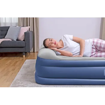 Trwały materac dmuchany dwuosobowy Bestway, przeznaczony do biwaku