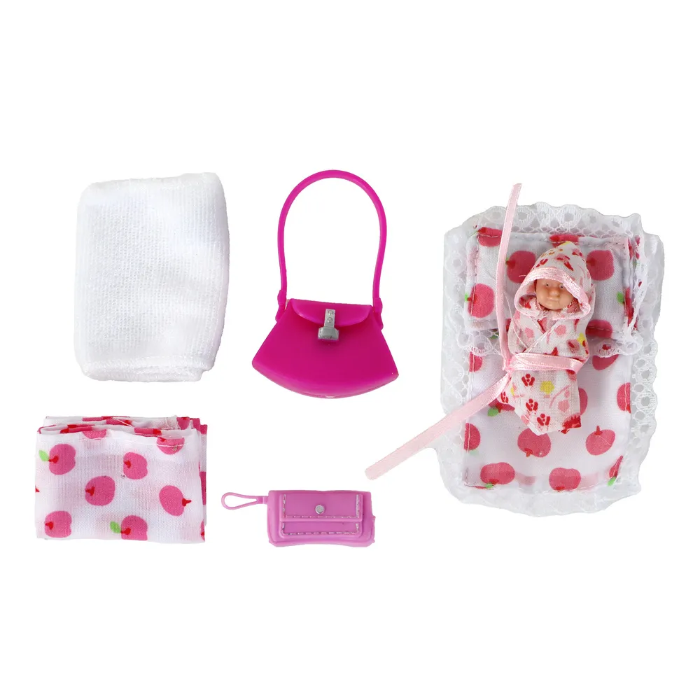 Kompletny zestaw prezentowy z lalkami, ubraniami i certyfikatami