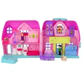 Zestaw kreatywny z domkiem, mebelkami i figurkami dla dzieci