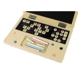 Tablica do pisania i rysowania dla dzieci w formie laptopa z klawiaturą