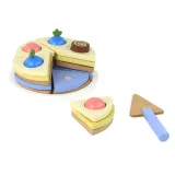 Kolorowa zabawka edukacyjna z drewna dla najmłodszych