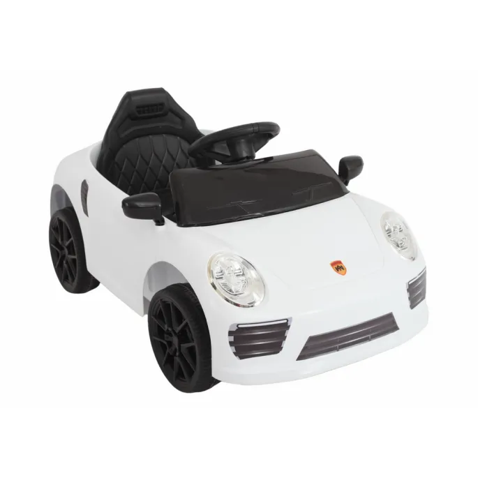 Samochód elektryczny WMT-666 w białym kolorze dla najmłodszych kierowców