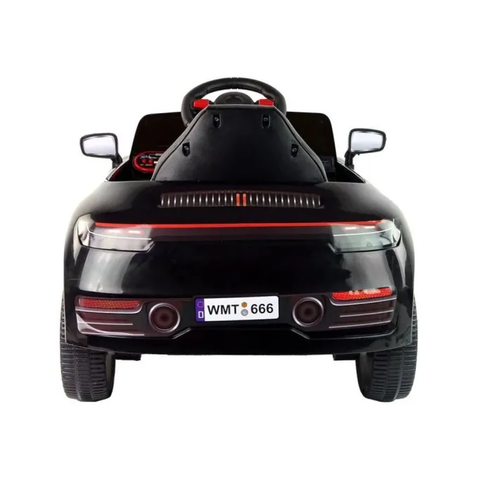 Auto akumulatorowe WMT-666 czarne idealne dla najmłodszych