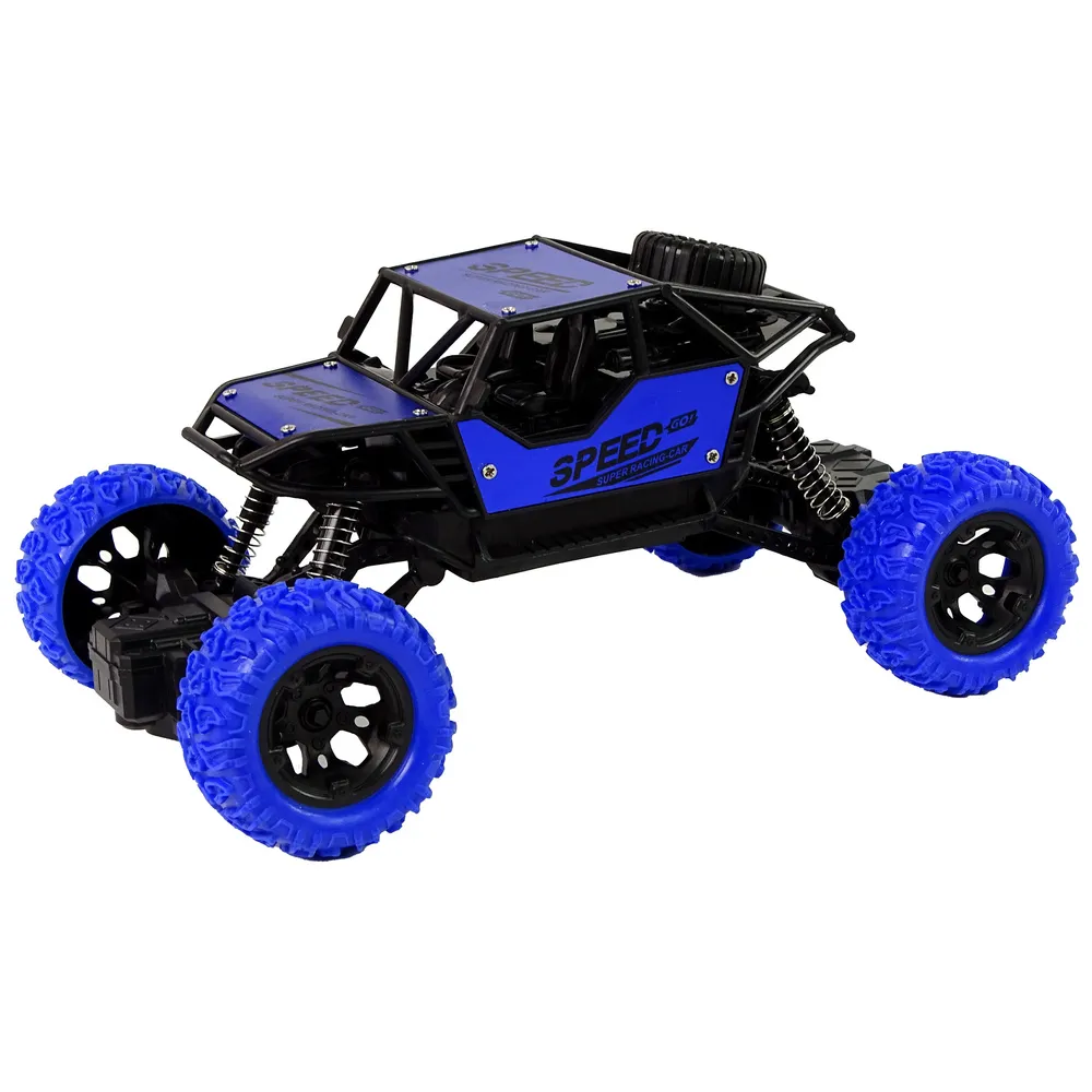 Zbliżenie na szczegóły modelu samochodu terenowego R/C 1:18