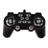 Opakowanie dużej koparki z pilotem, akumulatorem i śrubokrętem