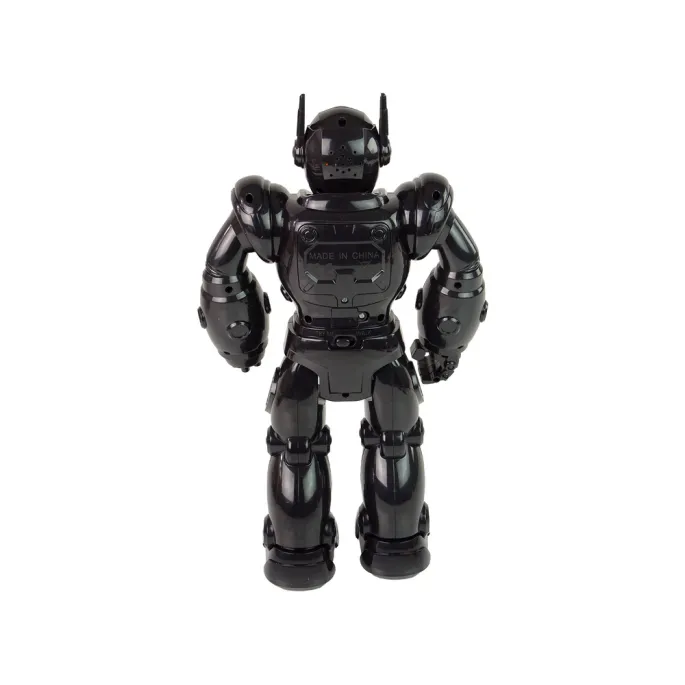 Nowoczesny czarny robot zabawka rozwijający koordynację ruchową