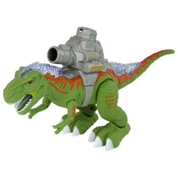 Dinozaur z Katapultą Chodzi Strzela Zielony