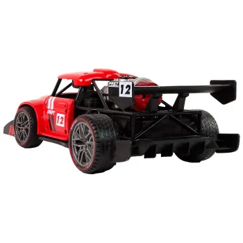 Model sportowego auta RC 1:16 z wydechem na wodę, czerwony