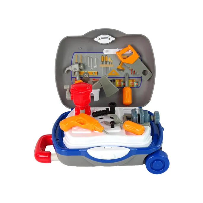 Akcesoria majsterkowicza i imitacje narzędzi dziecięcych w komplecie