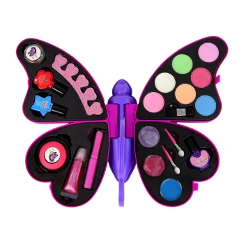 Zestaw Do Makijażu Fioletowy Motyl Cienie Do Powiek