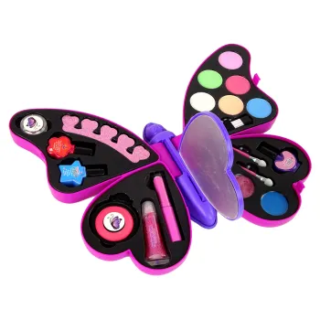 Opakowanie zestawu do makijażu motyl z akcesoriami dla dzieci