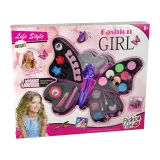 Zestaw kosmetyków do zabawy dla dzieci inspirowany motylem