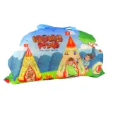 Zestaw z namiotem tipi i torbą transportową w jasnej kolorystyce