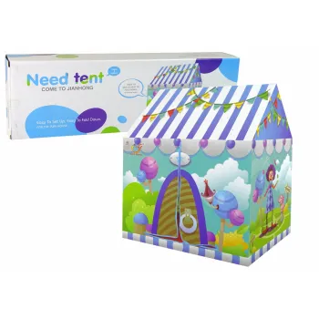 Kolorowy namiot cyrkowy dla dzieci do zabawy w domu i ogrodzie