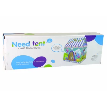 Namiot o motywie cyrkowym idealny na prezent dla dzieci powyżej 3 lat