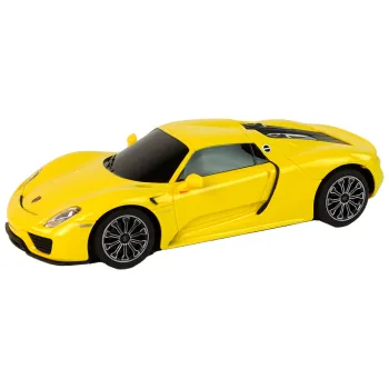 Auto R/C Porsche 918 1:24 Rastar Żółte