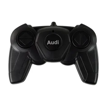 Zbliżenie na przednie reflektory Audi R8 R/C białego