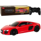 Zdalnie sterowane Audi R8 Rastar czerwone w skali 1:24 do zabawy