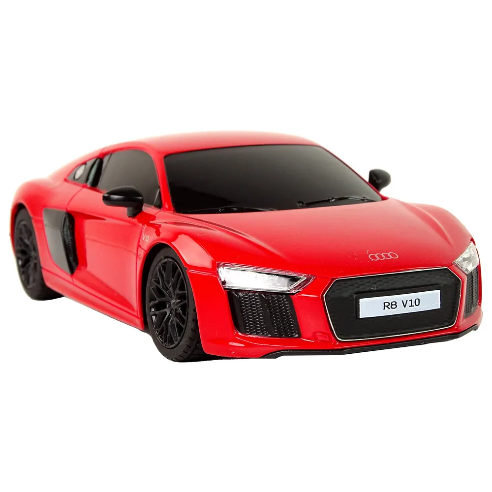 Wiernie odwzorowany model samochodu Audi R8 sterowany pilotem