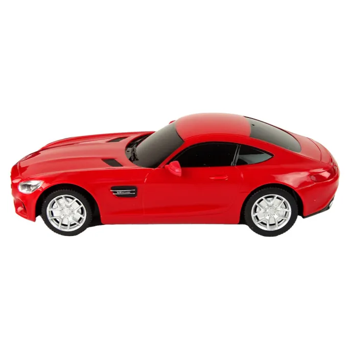 Zestaw z lawetą i samochodem Mercedes, czerwone wykończenie