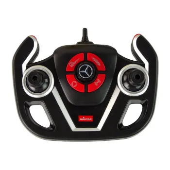 Oddzielne czerwone autko Mercedes kompatybilne z lawetą