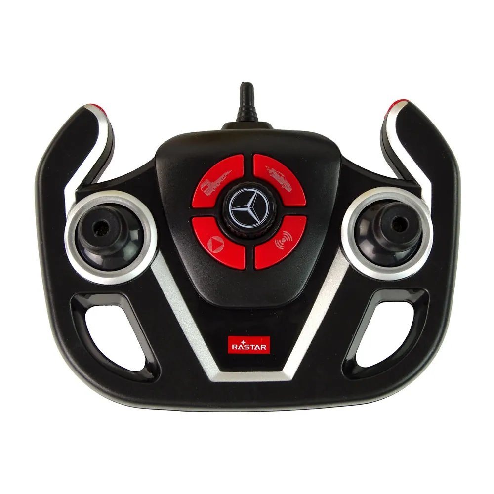 Oddzielne czerwone autko Mercedes kompatybilne z lawetą