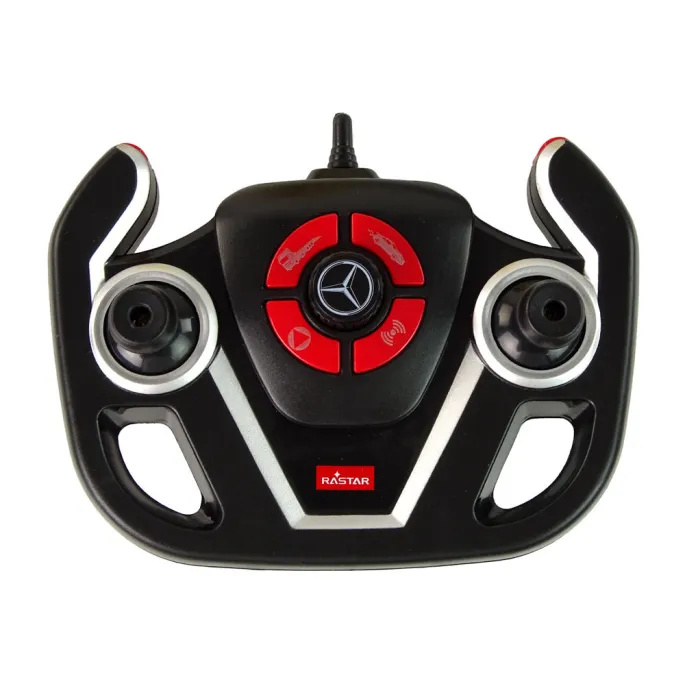 Oddzielne czerwone autko Mercedes kompatybilne z lawetą