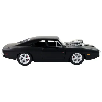 Auto R/C Dodge Charger 1:16 czarny z podświetlonymi światłami przednimi