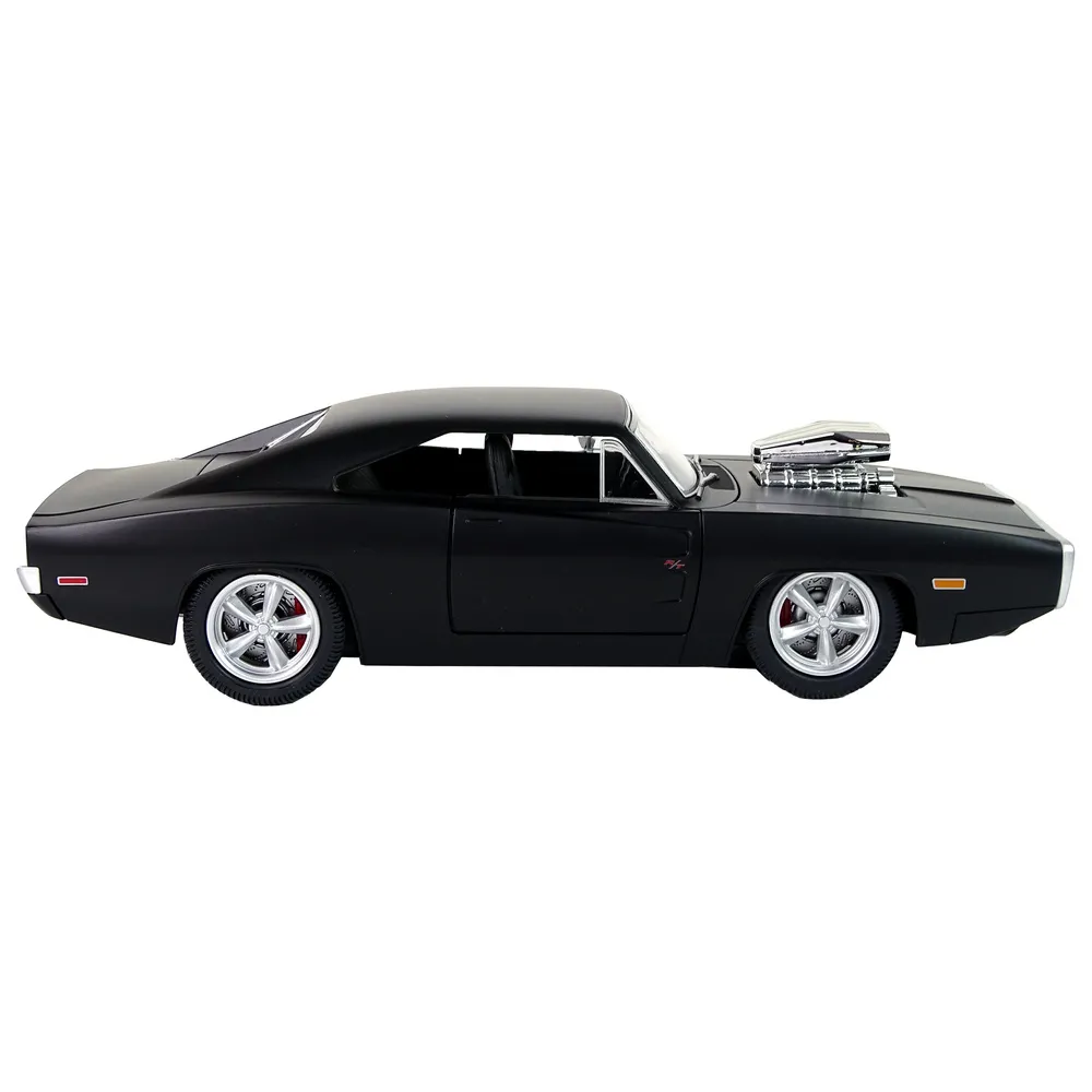 Auto R/C Dodge Charger 1:16 czarny z podświetlonymi światłami przednimi