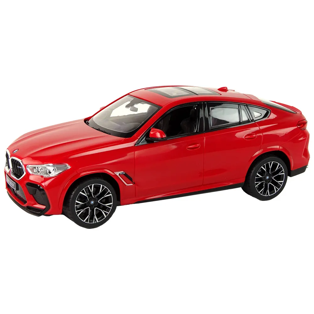 Model BMW X6 M Rastar 1:14 w intensywnie czerwonym kolorze z pilotem
