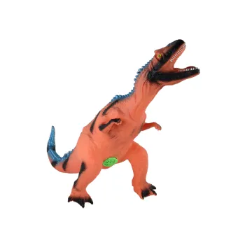 Realistyczna figurka dinozaura prezentowana na półce