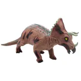 Miękka, elastyczna figurka dinozaura Triceratops jako zabawka edukacyjna