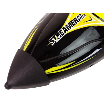 Motorówka RC 2,4G żółta gotowa do startu na podstawce