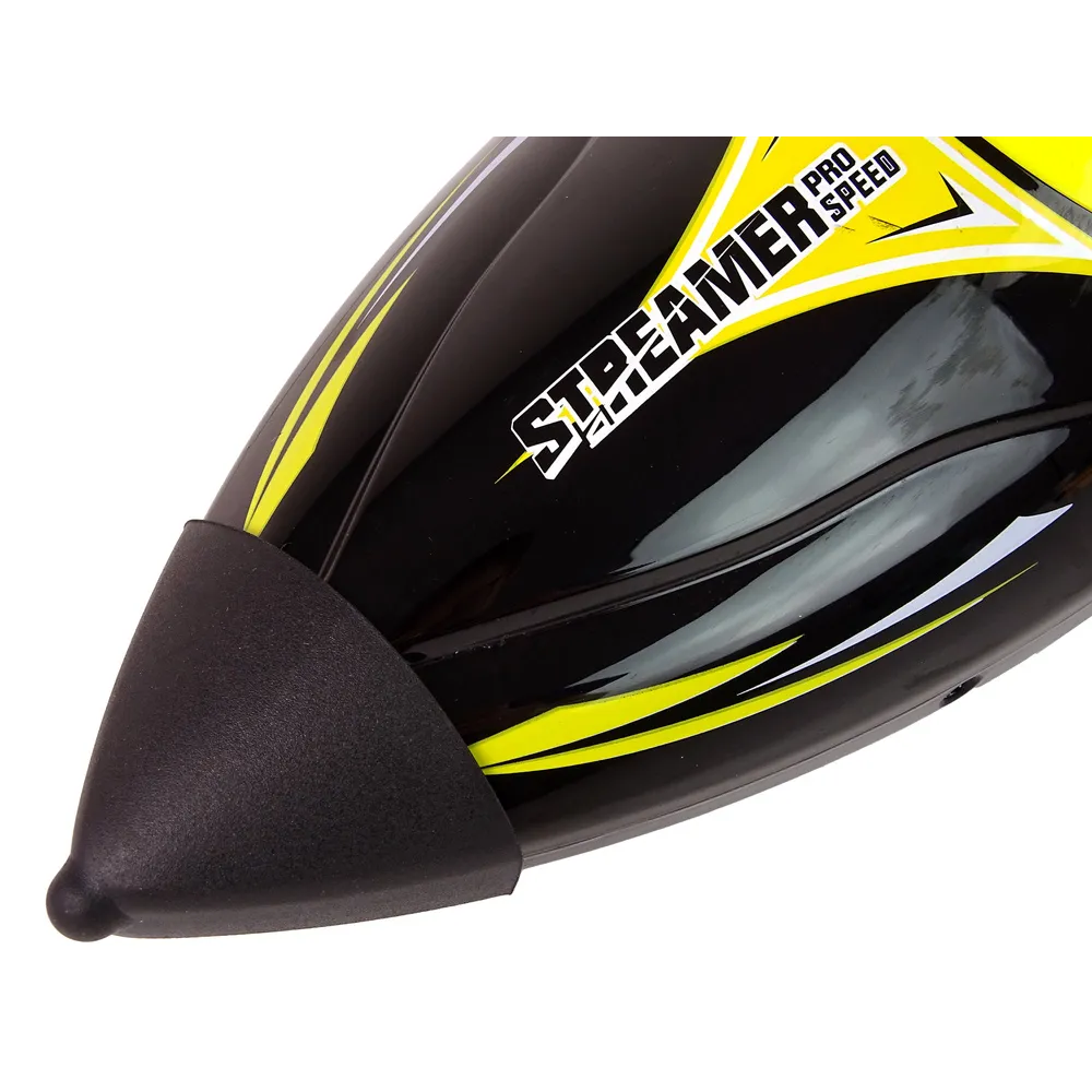 Motorówka RC 2,4G żółta gotowa do startu na podstawce