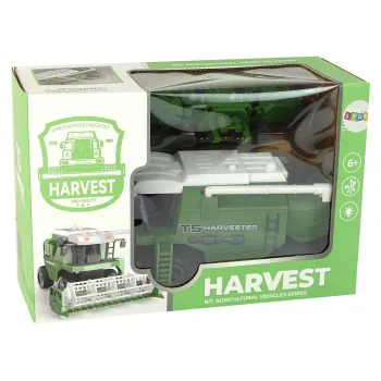 Detale kabiny i reflektorów w zdalnie sterowanym kombajnie